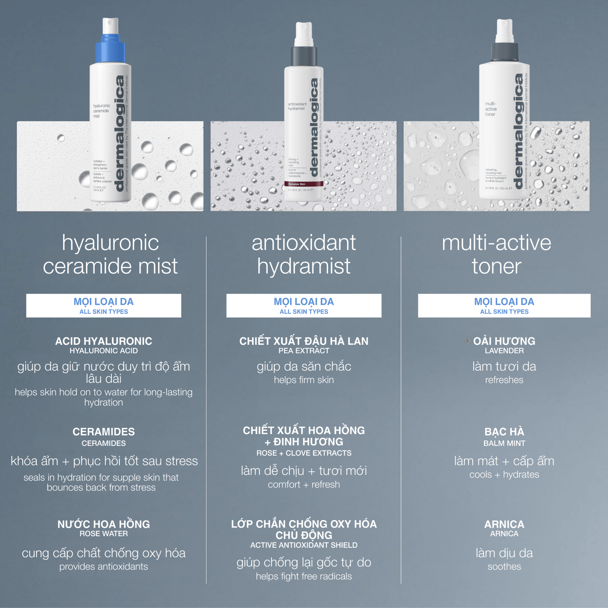 TONERS TONERS 150ml xịt khoáng cân bằng hyaluronic ceramide mist