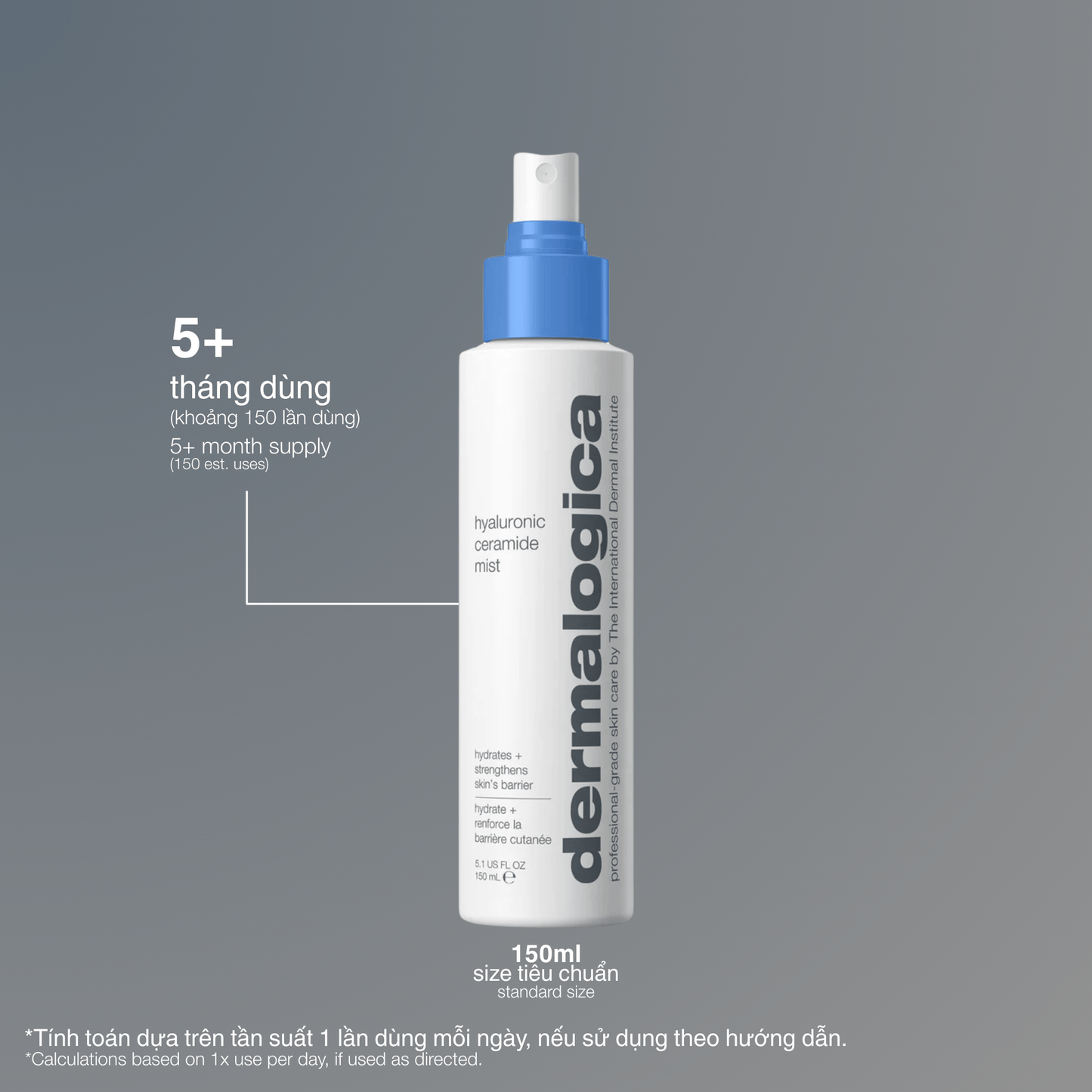 TONERS TONERS 150ml xịt khoáng cân bằng hyaluronic ceramide mist