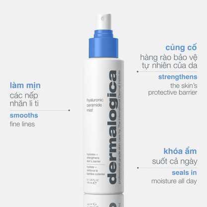 TONERS TONERS 150ml xịt khoáng cân bằng hyaluronic ceramide mist