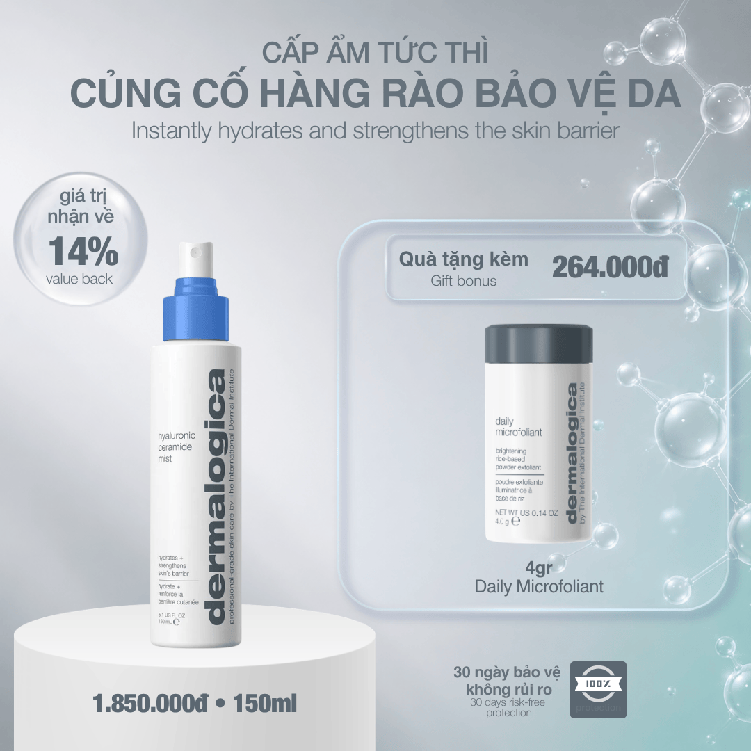 TONERS TONERS 150ml xịt khoáng cân bằng hyaluronic ceramide mist
