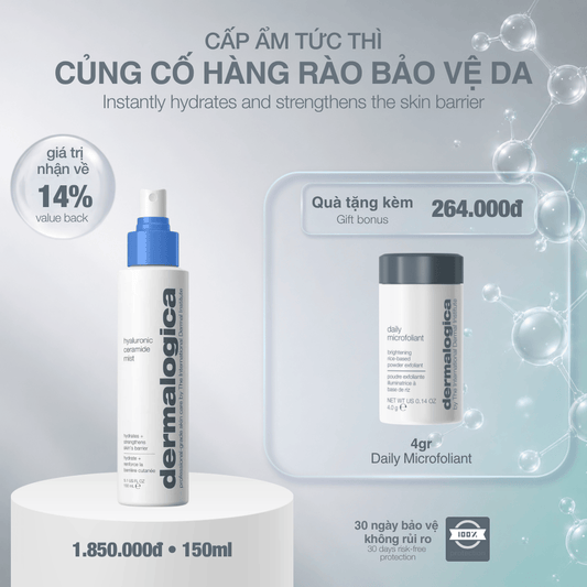 TONERS TONERS 150ml xịt khoáng cân bằng hyaluronic ceramide mist