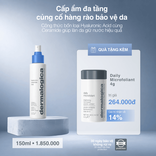 TONERS TONERS 150ml xịt khoáng cân bằng hyaluronic ceramide mist