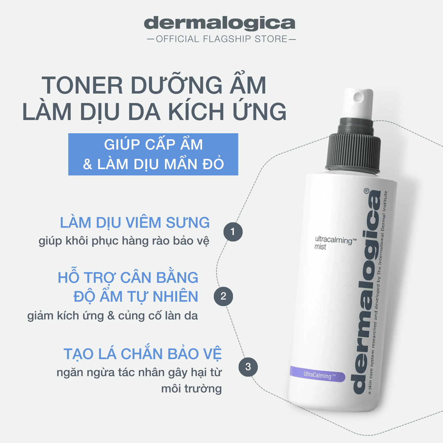 TONERS TONERS 177ml UltraCalming Mist - Xịt khoáng làm dịu tức thì cho da nhạy cảm