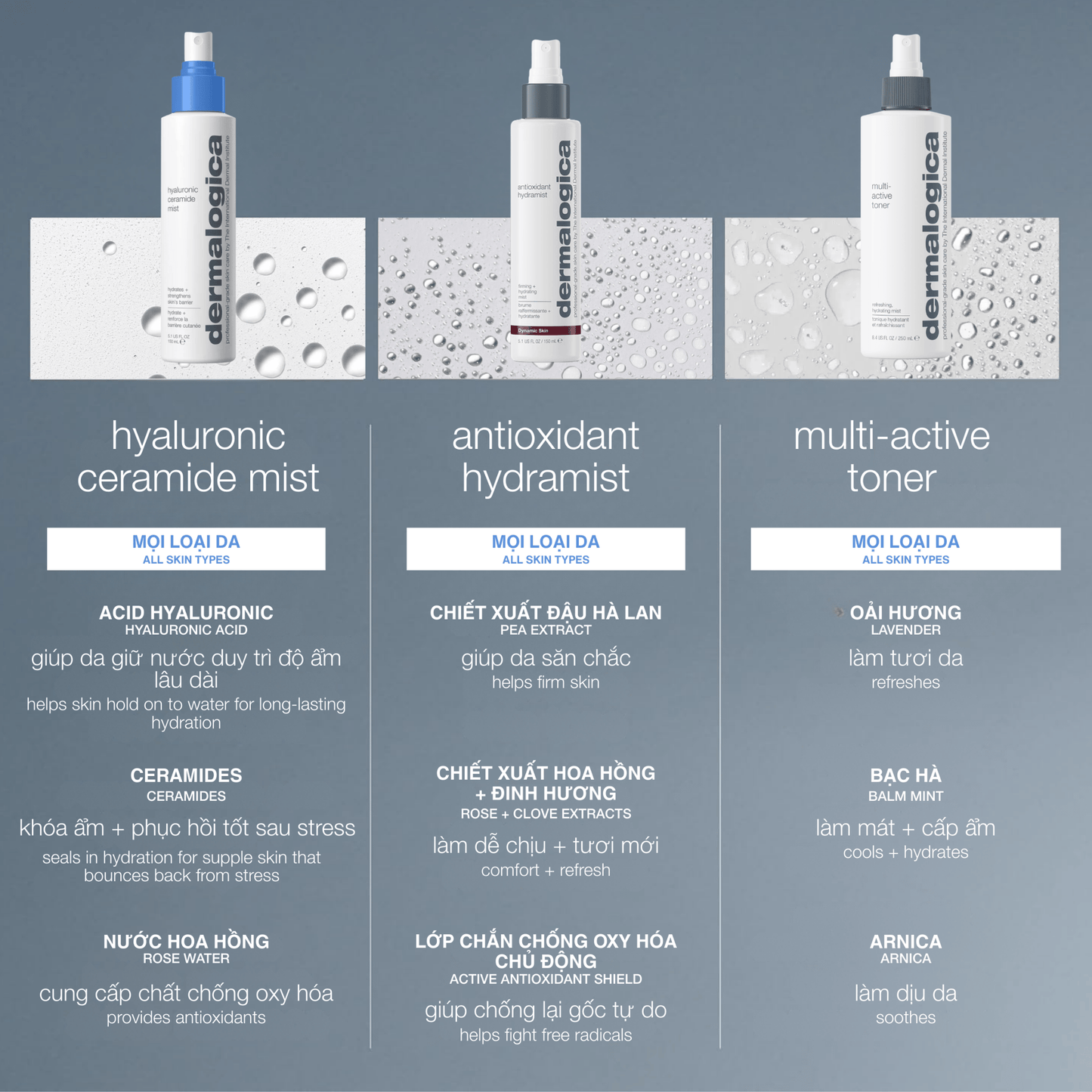 TONERS TONERS xịt khoáng cân bằng multi-active toner