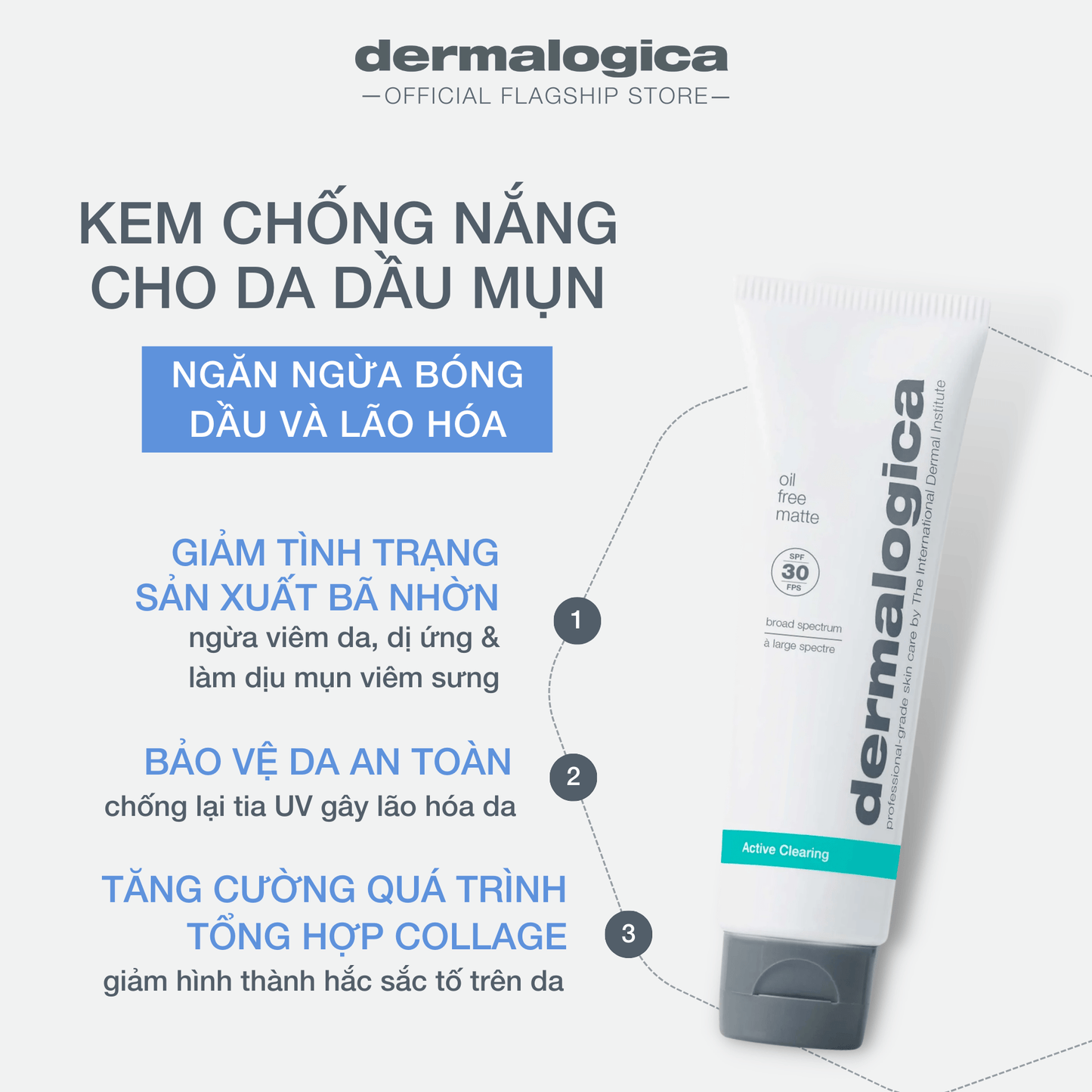 SPF SPF 50ml Oil Free Matte SPF30 - Kem chống nắng dành cho da dầu