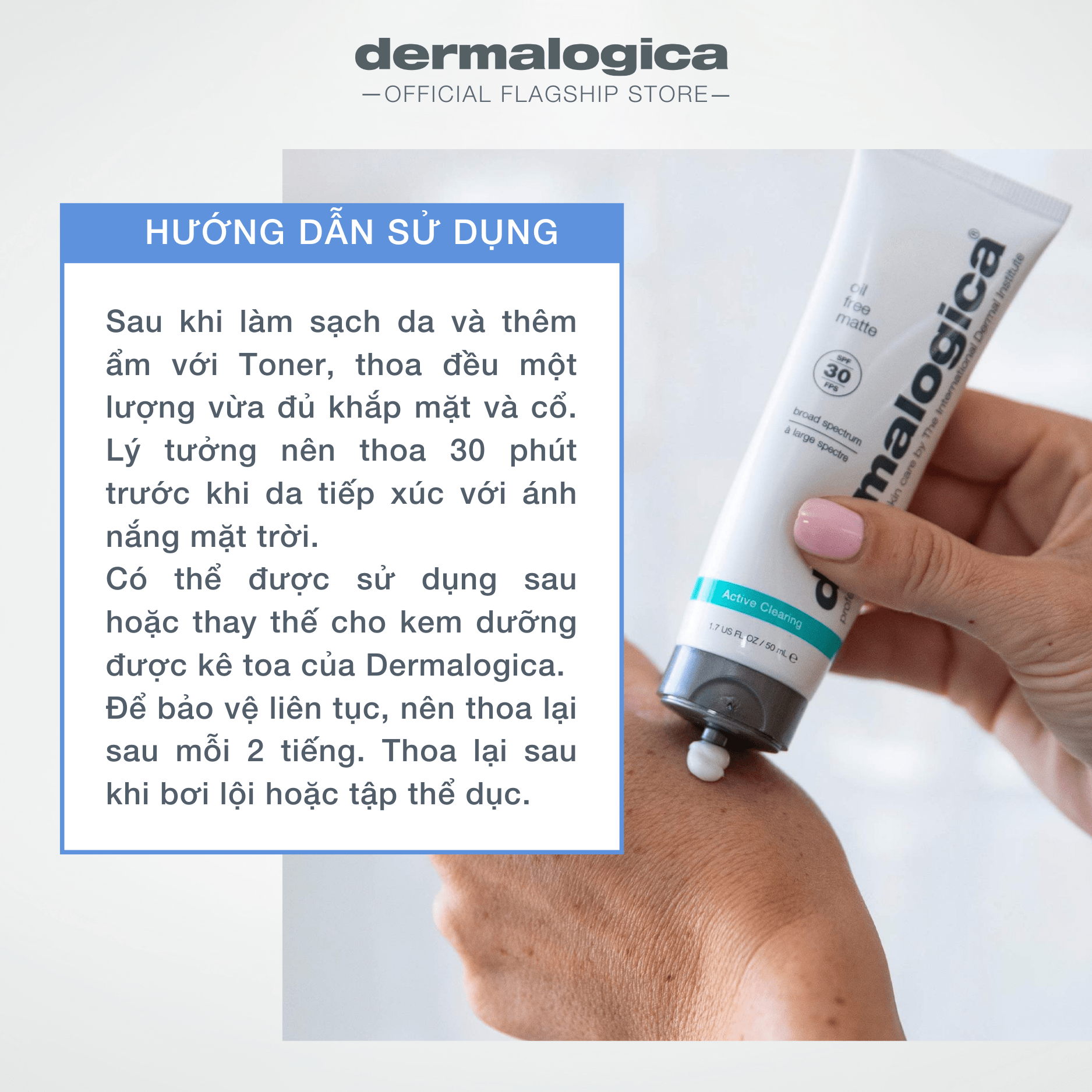 Oil Free Matte SPF30 – Dermalogica Vietnam Oil Free Matte SPF30 – Dermalogica Vietnam